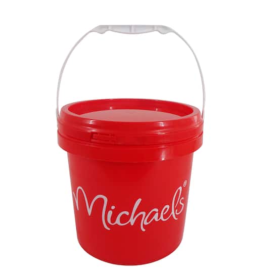 1gal. Red Bucket with Lid by Craft Smart®